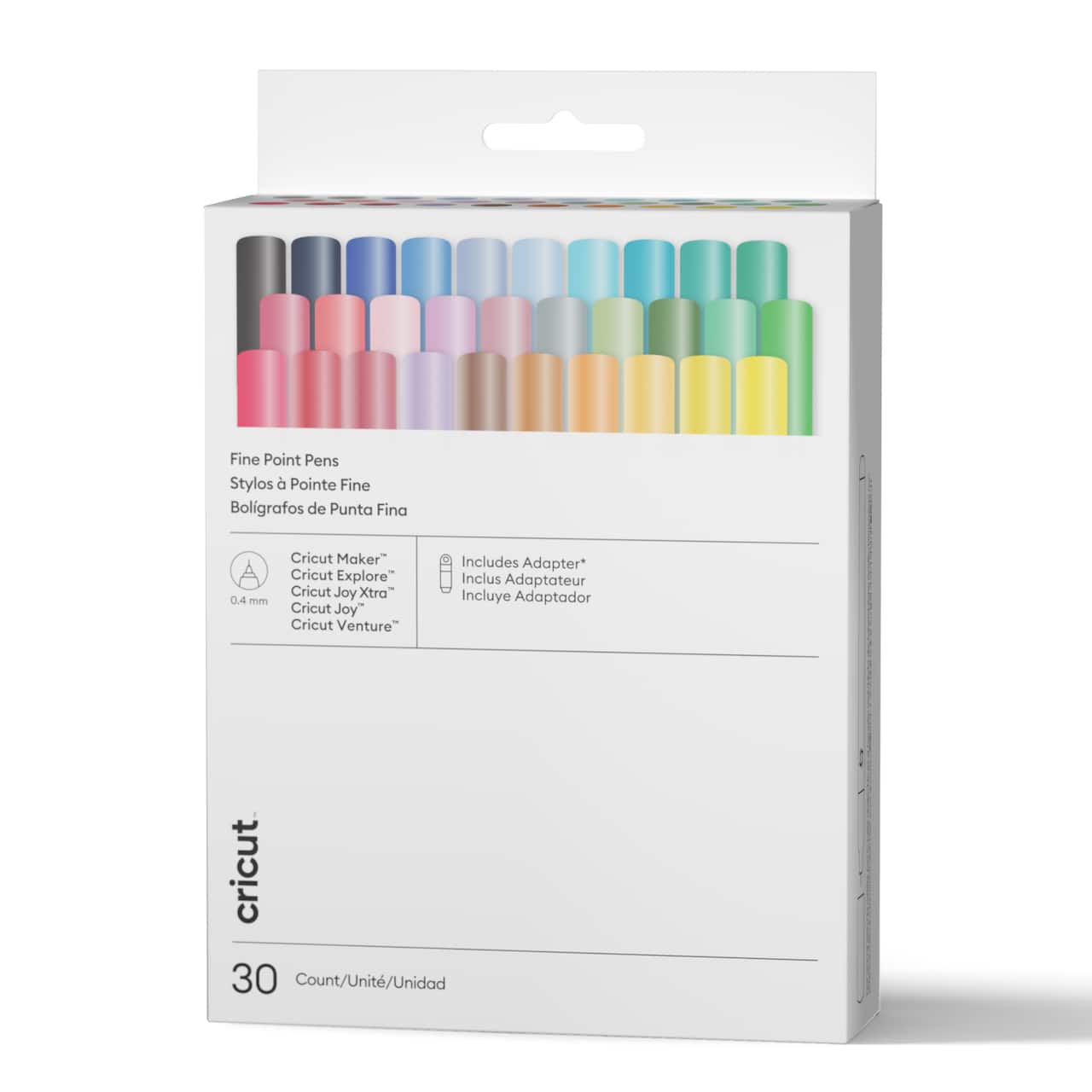 Cricut® 0.4mm Fine Point Pens Ultimate Sampler Set + Adapter